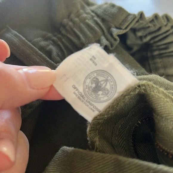 Vintage‎ Boy Scouts Of America Pants Mens 40x31 Green Cargo Uniform Stretch - Picture 4 of 5